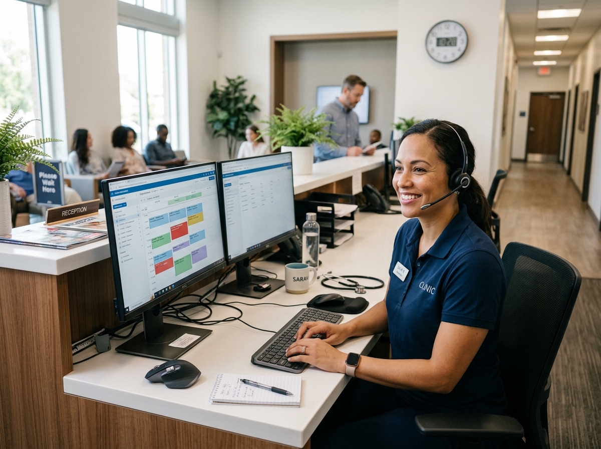 AI Hospital Receptionist (Cliniko)